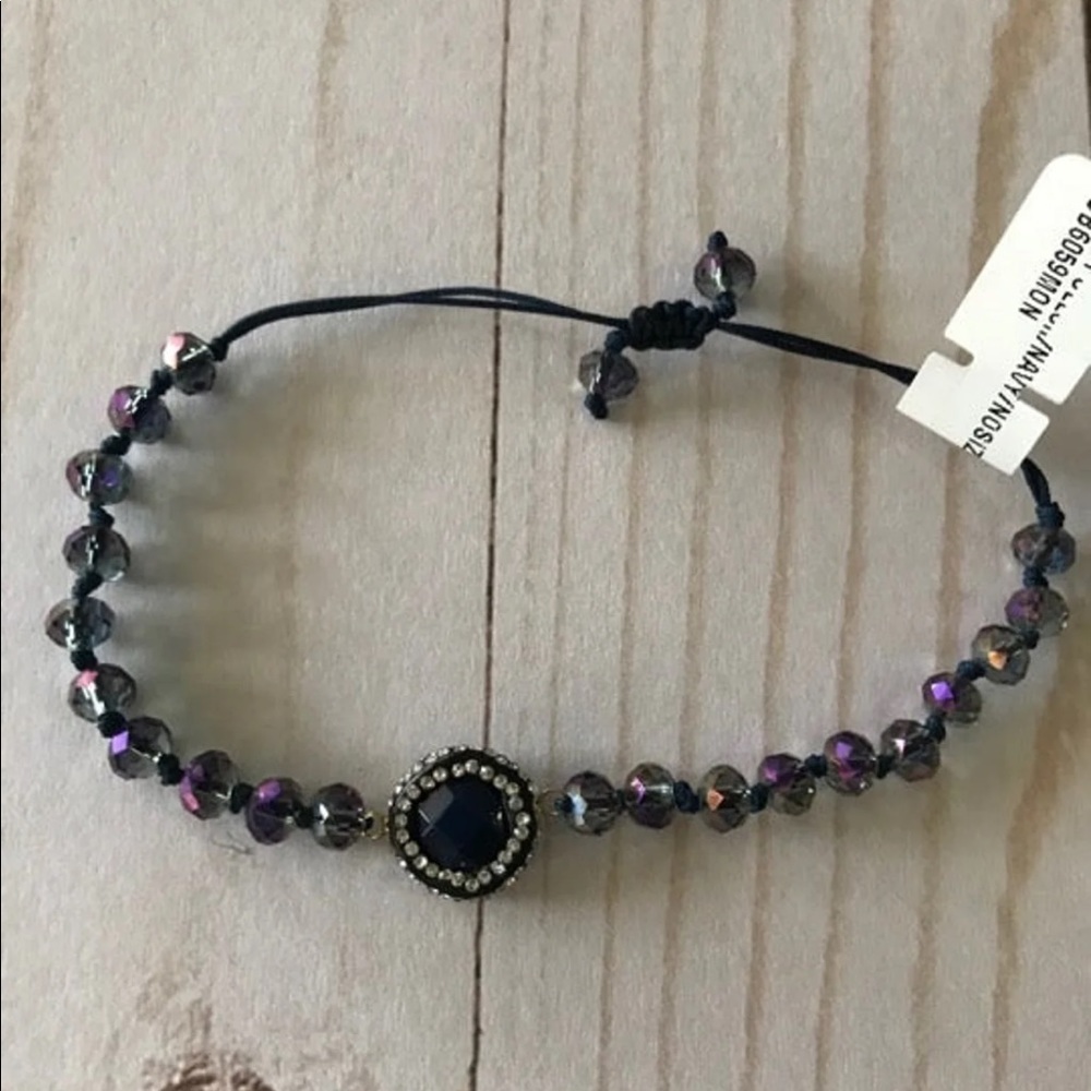 ⭐️New⭐️ Aurora Glass Pull Tie Bracelet